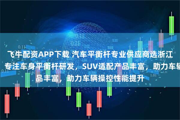飞牛配资APP下载 汽车平衡杆专业供应商选浙江盖茨工业科技，专注车身平衡杆研发，SUV适配产品丰富，助力车辆操控性能提升