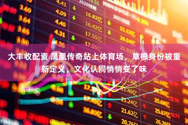 大丰收配资 凤凰传奇站上体育场，草根身份被重新定义，文化认同悄悄变了味
